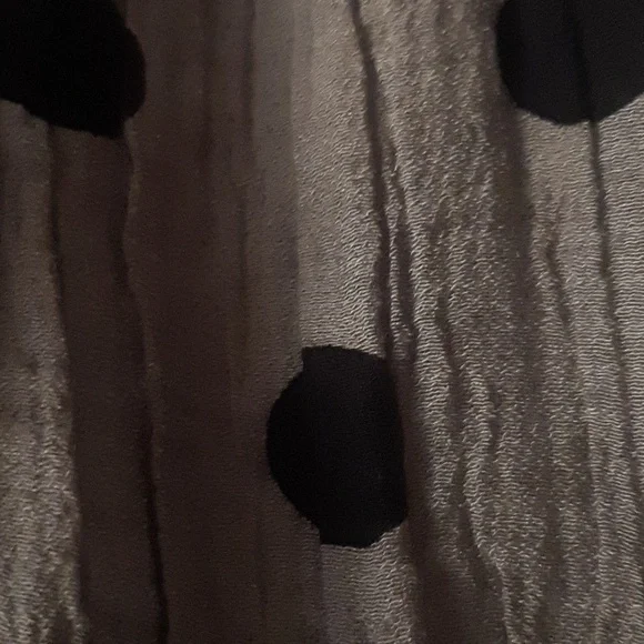 ASOS DESIGN long sleeve maxi smock dress in sage polka dot US  4 - Picture 4 of 8